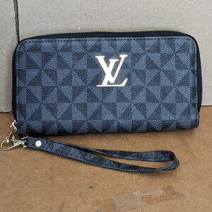 Long Double Pocket  Zipper Women Female Girl Wallet Large Capacity  Women's Wris